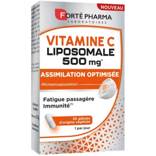 Forté Pharma Vitamine C Liposomale 500 mg Gélules Végétales x 30