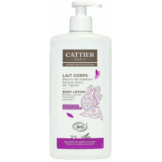 Cattier Lait Corps Hydratant 500 ml