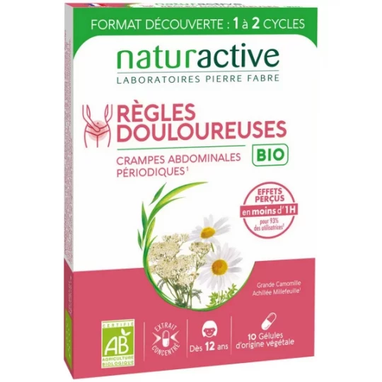 Naturactive Règles Douloureuses Bio Gélules Végétales x 10