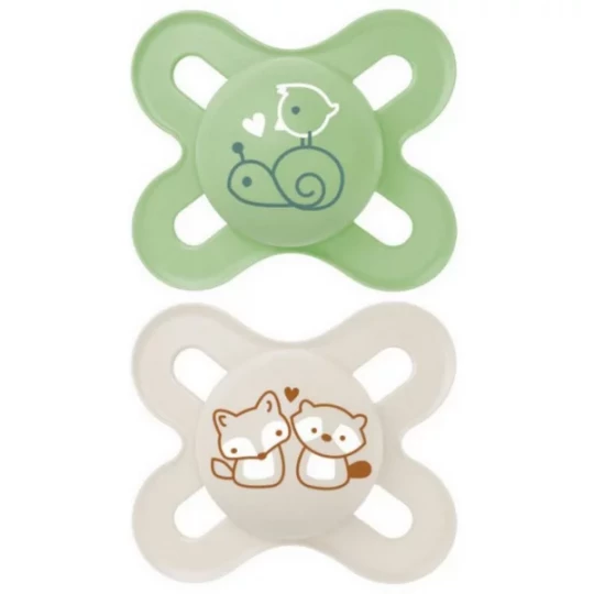MAM Sucette Original Naissance 0-2 Mois Silicone x 2