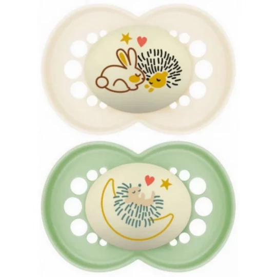 MAM Sucette Original Nuit +6 Mois Silicone x 2