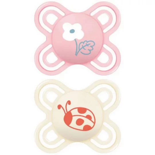 MAM Sucette Perfect Naissance 0-2 Mois Silicone x 2
