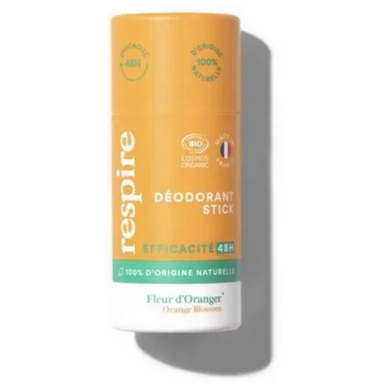 Respire Déodorant Solide à La Fleur D'oranger Bio Stick 50 g