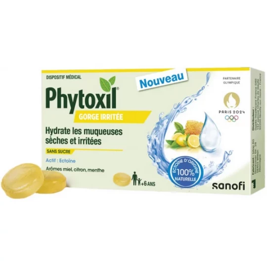 Phytoxil Gorge Irritée Miel Citron Pastilles x 16