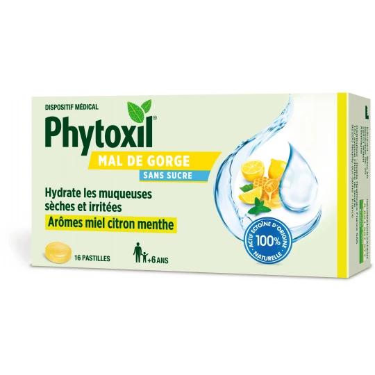Phytoxil Gorge Irritée Miel Citron Pastilles x 16