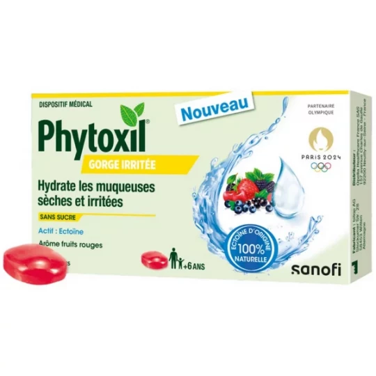 Phytoxil Gorge Irritée Fruits Rouges Pastilles x 16