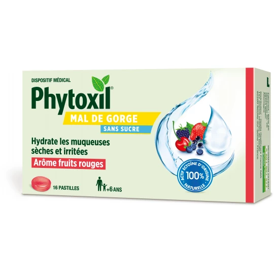 Phytoxil Gorge Irritée Fruits Rouges Pastilles x 16