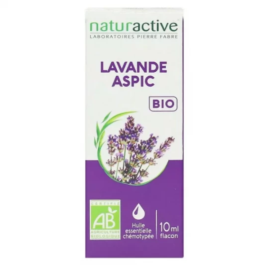Naturactive Huile Essentielle de Lavande Aspic Bio 10 ml