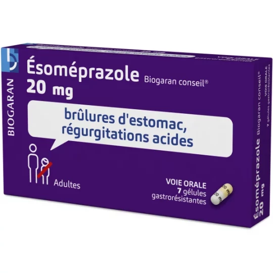 Esoméprazole 20 mg Biogaran Conseil x7 - image 2