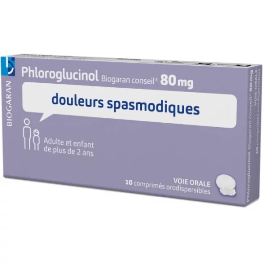 Phloroglucinol Biogaran Conseil 80 mg Comprimés Orodispersibles x 10