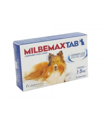 Milbemaxtab Vermifuge Chiens x 2