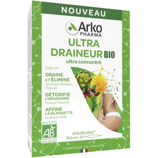Arkopharma Arkofluides Ultra Draineur Bio Ampoules x 30