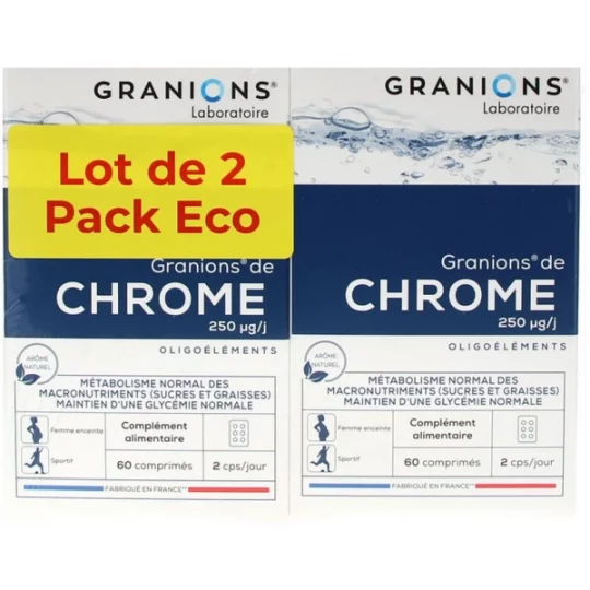 Granions Chrome 250 µg 2 x 60