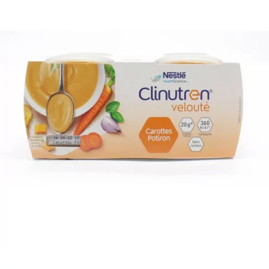 Clinutren Velouté Carottes Potiron 4 x 200 ml