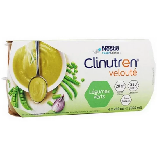 Clinutren Velouté Légumes Verts 4 x 200 ml
