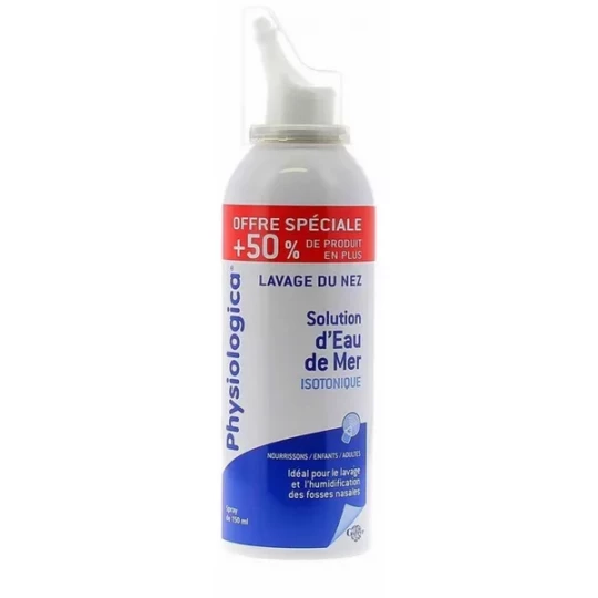 Physiologica Solution d'Eau de Mer Isotonique 150 ml