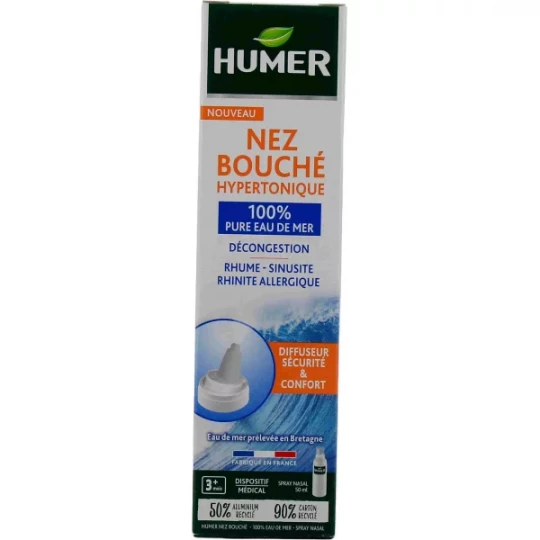 Humer Nez Bouché Spray Hypertonique 50 ml
