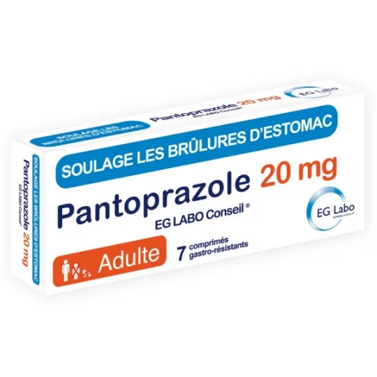 EG Labo Pantoprazole 20 mg comprimés