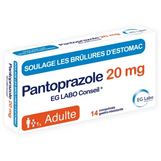 EG Labo Pantoprazole 20 mg comprimés - image 2