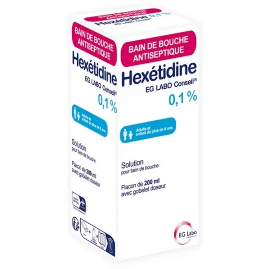Hexétidine EG 0,1% 200 ml
