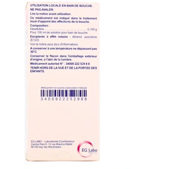 Hexétidine EG 0,1% 200 ml - image 2