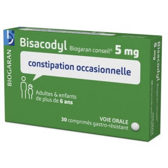 Bisacodyl EG 5 mg x 30