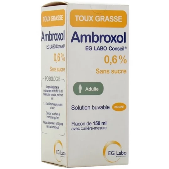 Ambroxol EG 0,6% Solution Buvable 150 ml