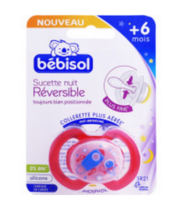 Bébisol Sucette L PhysiologiqueSilicone +6 Mois