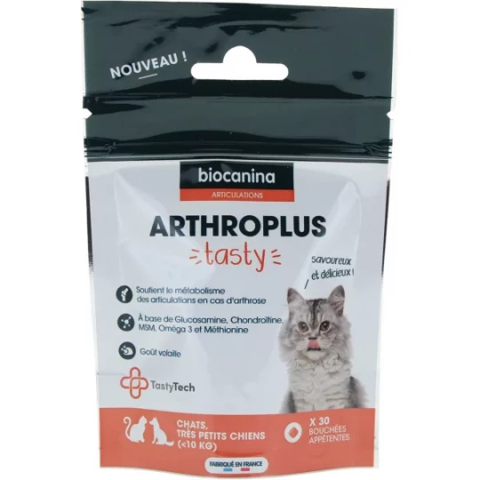 Biocanina Arthroplus Chats et Très Petits Chiens x 30