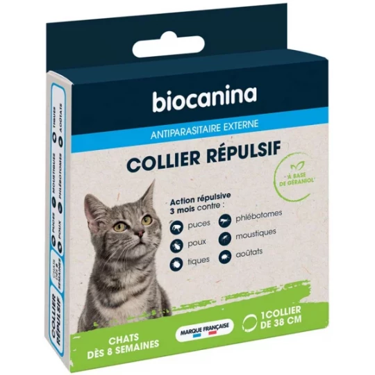 Biocanina Collier Répulsif Chats
