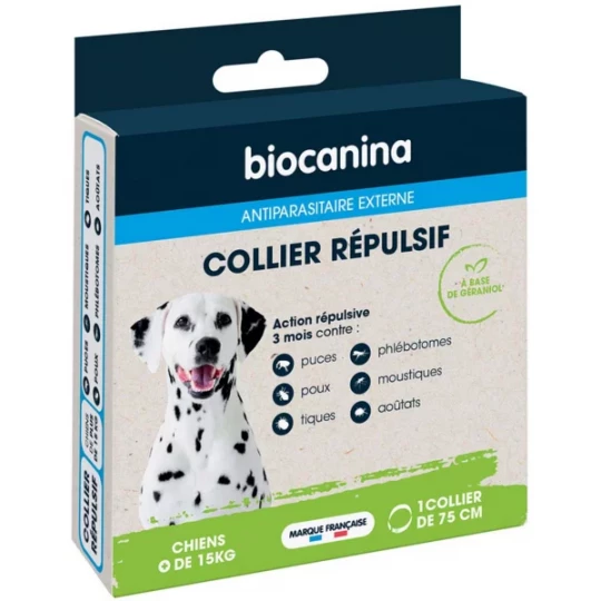 Biocanina Collier Répulsif Chiens de Plus de 15 kg