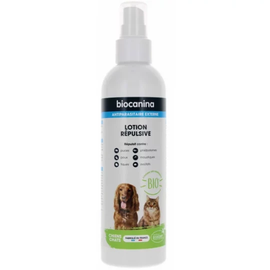 Biocanina Lotion Répulsive Chiens Chats 240 ml