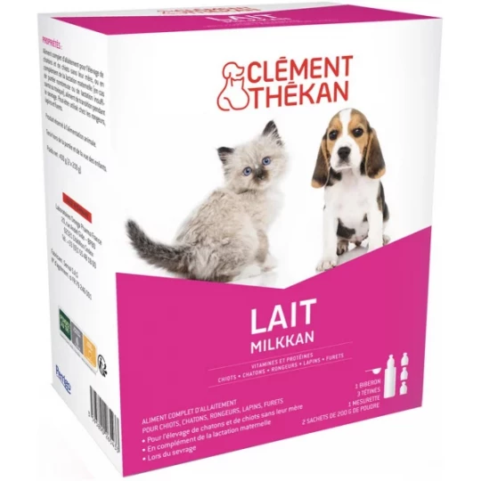 Clément Thékan Milkkan Lait Chiots et Chatons 400 g