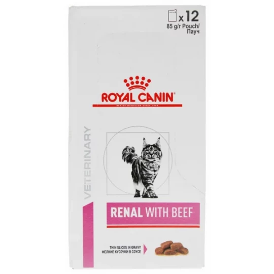 Royal Canin Renal Chat Boeuf Sachets x 12