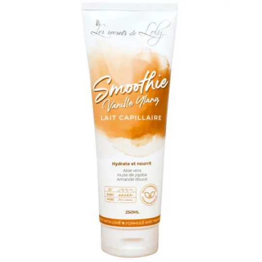 Les Secrets de Loly Smoothie Vanille Ylang Lait Sans Rinçage 250 ml