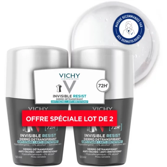 Vichy Homme Déodorant Invisible Resist Roll-on 72h - image 2