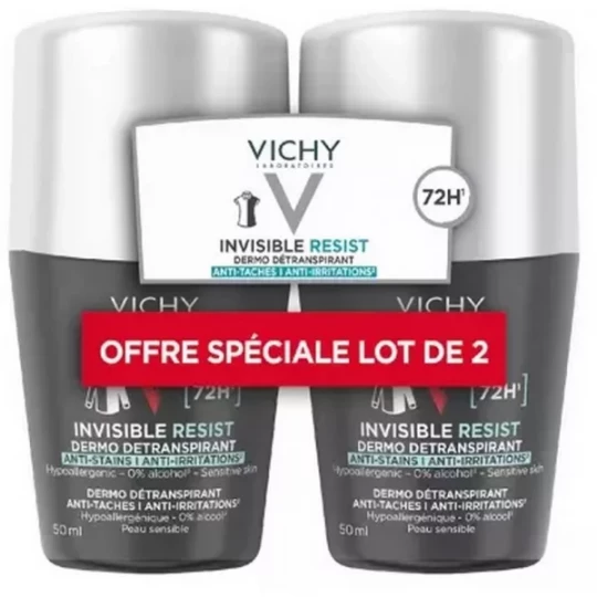 Vichy Homme Déodorant Invisible Resist Roll-on 72h - image 3