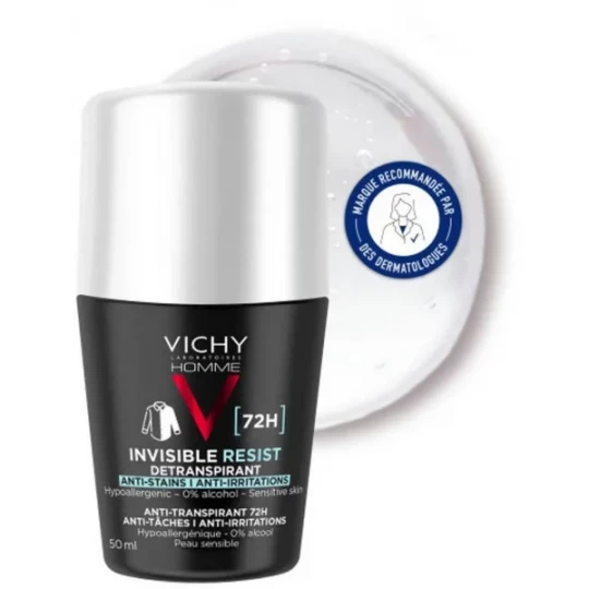 Vichy Homme Déodorant Invisible Resist Roll-on 72h - image 5