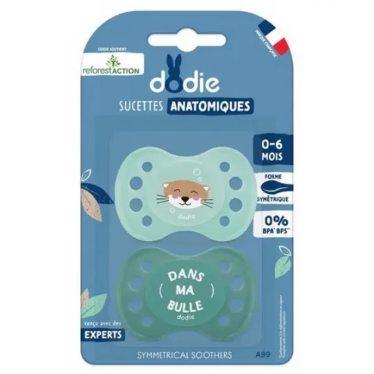 Dodie Sucettes Anatomiques 0-6 Mois x 2