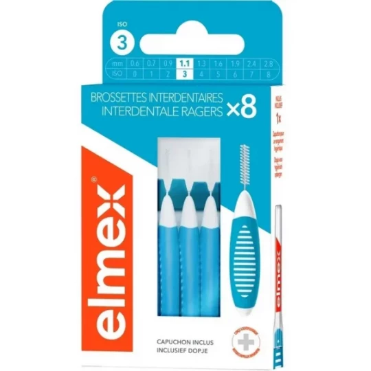 Elmex Brossettes Interdentaires 1.1 mm x 8