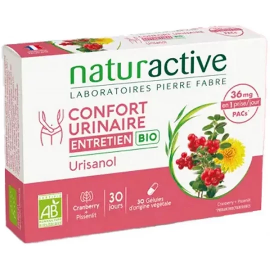 Naturactive Urisanol Confort Urinaire Entretien Bio Gélules x 30
