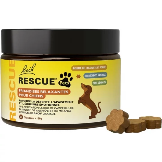 Rescue Bach Pets Friandises Relaxantes pour Chiens x 60