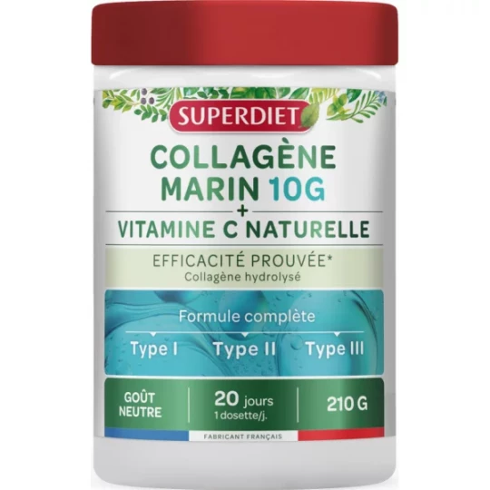 Superdiet Collagène Marin + Vitamine C 210 g