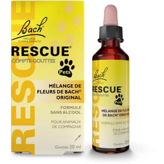 Rescue Bach Pets Compte-Gouttes 20 ml