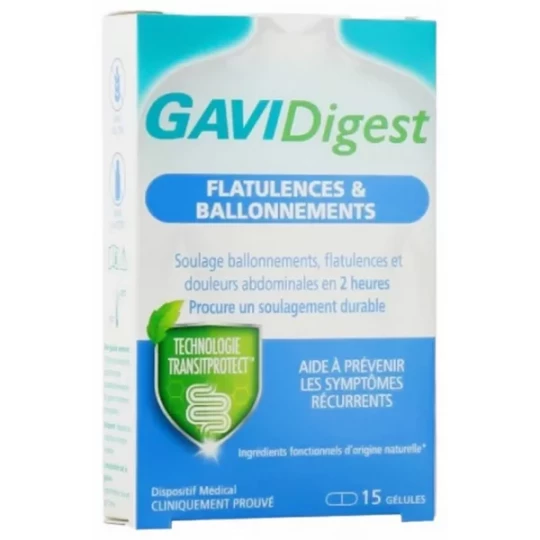 Reckitt GAVIDigest Flatulences et Ballonnements Comprimés x 15