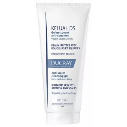 Ducray Kelual DS Gel Nettoyant Anti-squames 200 ml
