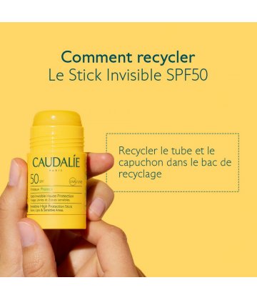 Caudalie Vinosun Protect Stick Solaire Invisible Haute Protection SPF50 15 g
