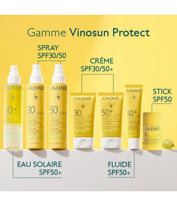 Caudalie Vinosun Protect Stick Solaire Invisible Haute Protection SPF50 15 g