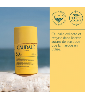Caudalie Vinosun Protect Stick Solaire Invisible Haute Protection SPF50 15 g