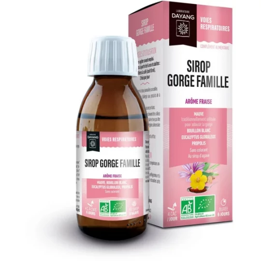Dayang Sirop Gorge Famille Flacon 120 ml